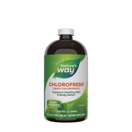 Natures Way Chlorofresh® Liquid Chlorophyll (480 ml, Geschmacksneutral)