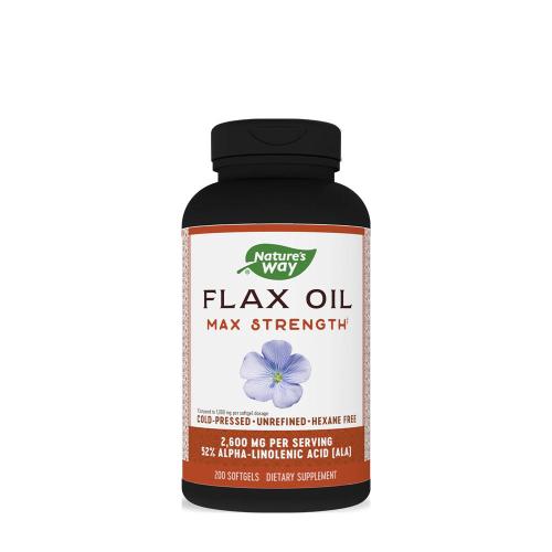 Natures Way Flax Oil Max Strength (200 Weichkapseln)