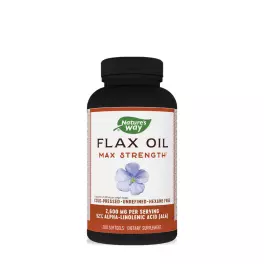 Nature's Way Flax Oil Max Strength (200 Weichkapseln)