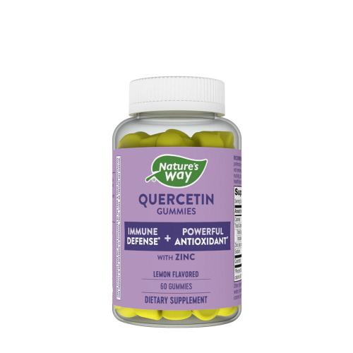 Natures Way Quercetin Gummies with Zinc (60 Gummibonbons, Zitrone)