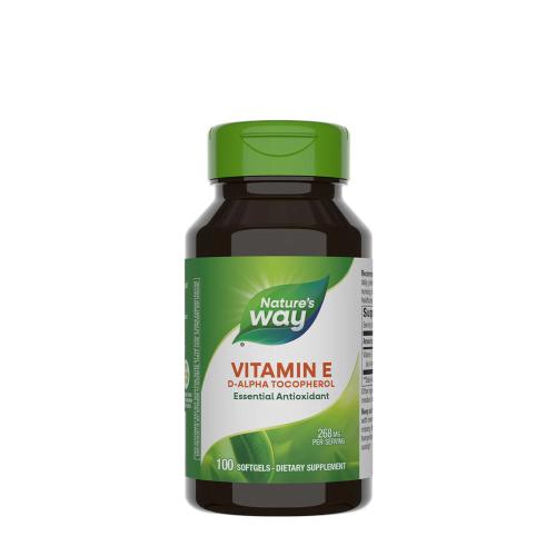 Natures Way Vitamin E D-Alpha Tocopherol (100 Weichkapseln)