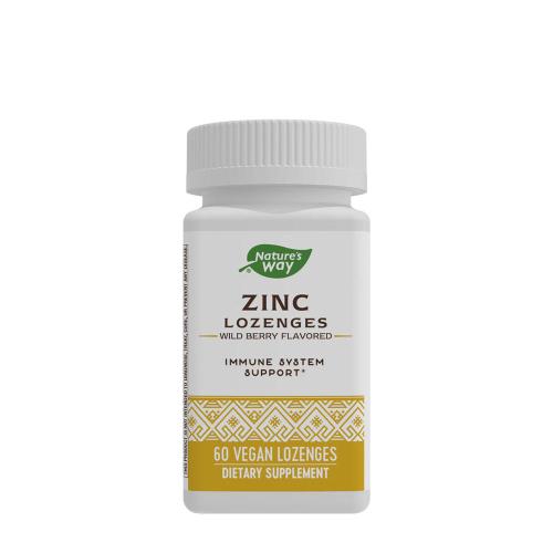 Natures Way Zinc Lozenges  (60Lutschtabletten, Wilde Beere)