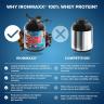 Ironmaxx IRONMAXX 100% WHEY PROTEIN (900g apple cinnamon) (2350 g, Milchschokolade)