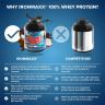 Ironmaxx IRONMAXX 100% WHEY PROTEIN (900g apple cinnamon) (2350 g, Milchschokolade mit Kokosnuss)