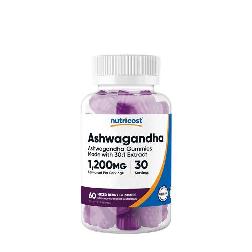 Nutricost Ashwagandha Gummies 1200 mg (60 Gummibonbons, Gemischte Beeren)