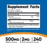 Nutricost GABA + B6 500 mg (240 Kapseln)