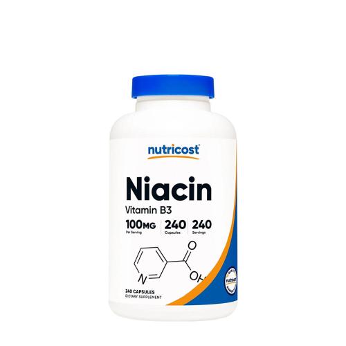 Nutricost Vitamin B3 Niacin 100 mg (240 Kapseln)