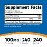 Nutricost Vitamin B3 Niacin 100 mg (240 Kapseln)