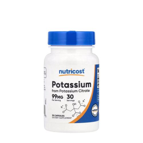 Nutricost Potassium Citrate 99 mg (30 Kapseln)