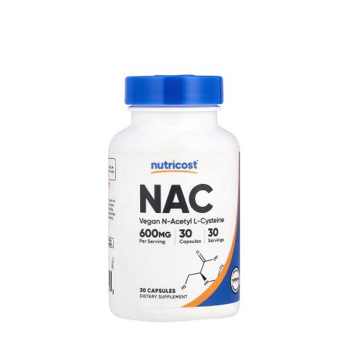 Nutricost N-Acetyl L-Cysteine (NAC) 600 mg (30 Kapseln)