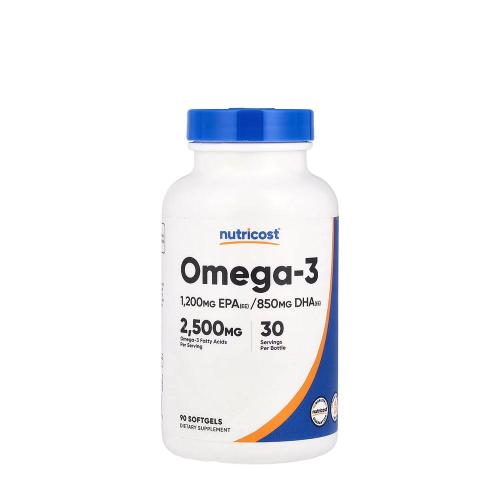 Nutricost Omega-3 2500 mg (90 Weichkapseln)