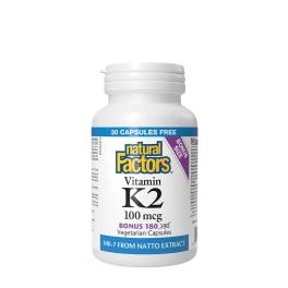 Natural Factors Vitamin K2 100 mcg (60 Kapseln)