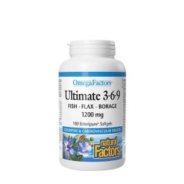   Natural Factors Ultimate 3-6-9 – 1200 mg  (90 Weichkapseln)