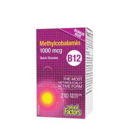   Natural Factors B12 Methylcobalamin 1,000 mcg (210 tabletten)