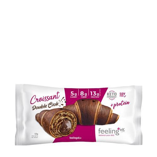 FeelingOK High Protein Croissant (50 g, Salzige Doppel-Schokolade)