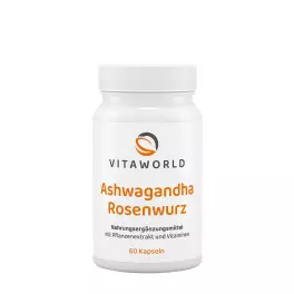 Vitaworld Ashwagandha Rose Root Complex (60 Kapseln)