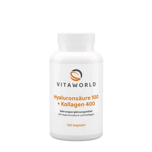 Vitaworld Hyaluronic Acid 100 + Collagen 400 (120 Kapseln)
