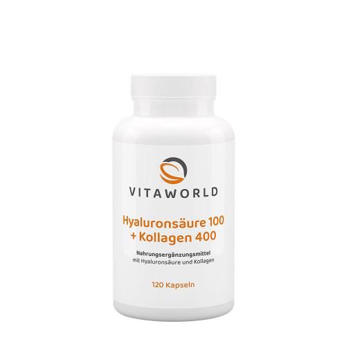 Vitaworld Hyaluronic Acid 100 + Collagen 400 (120 Kapseln)