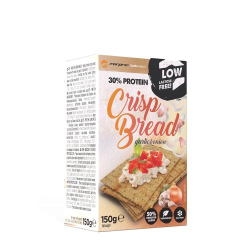 Forpro 30% Protein Crisp Bread  (150 g, Knoblauch & Zwiebel)