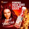 Forpro Near Zero Calorie Sauce (375 ml, Süße Thai-Chili)