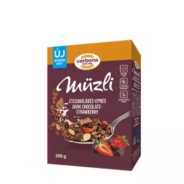   Cerbona Müsli mit Zartbitterschokolade und Erdbeeren (200 g)