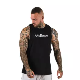 GymBeam Cut Off Tank (L, Schwarz)
