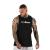 GymBeam Cut Off Tank (L, Schwarz)