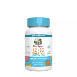   MaryRuth's K2 + D3 Calcium Gummies (60 Gummibonbons, Pfirsich Mango Aprikose)