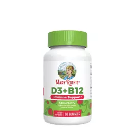 MaryRuth's D3 + B12 Gummies (60 Gummibonbons, Erdbeere)