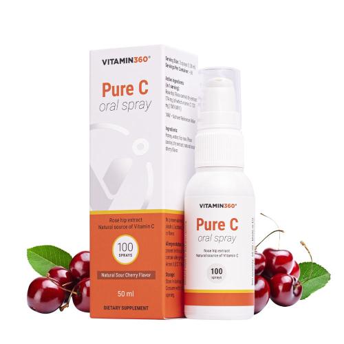 Vitamin360 Pure C Oral Spray (50 ml, Sauerkirsche)