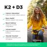 Vitamin360 K2+D3 (60 veg.Kapseln)